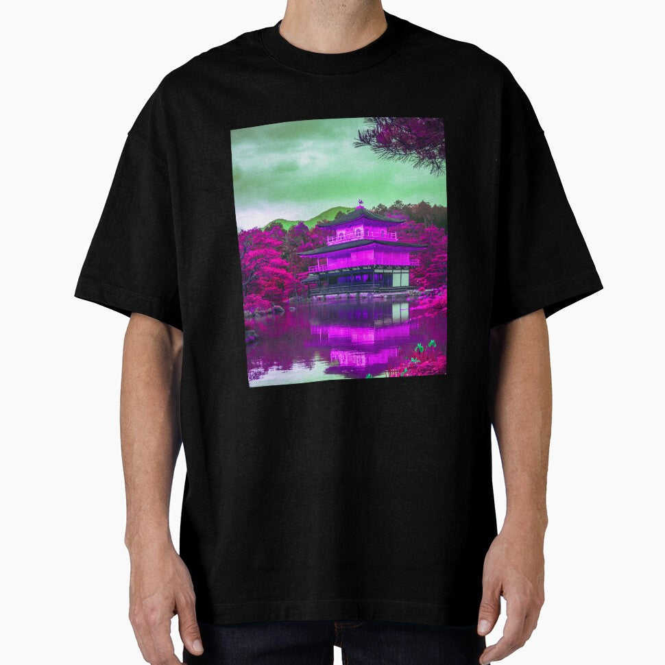 Kinkakuji Purple Aesthetic Vaporwave by ShirtVibes T-Shirts, Hoodie, Sweatshirt | BlankRebels.com (Image 1)