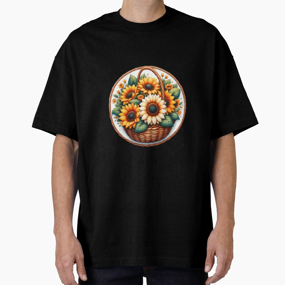 basket of sunflowers Botanical Beauty Floral Arrangements by Expressions-Sel T-Shirts, Hoodie, Sweatshirt (Image 1)