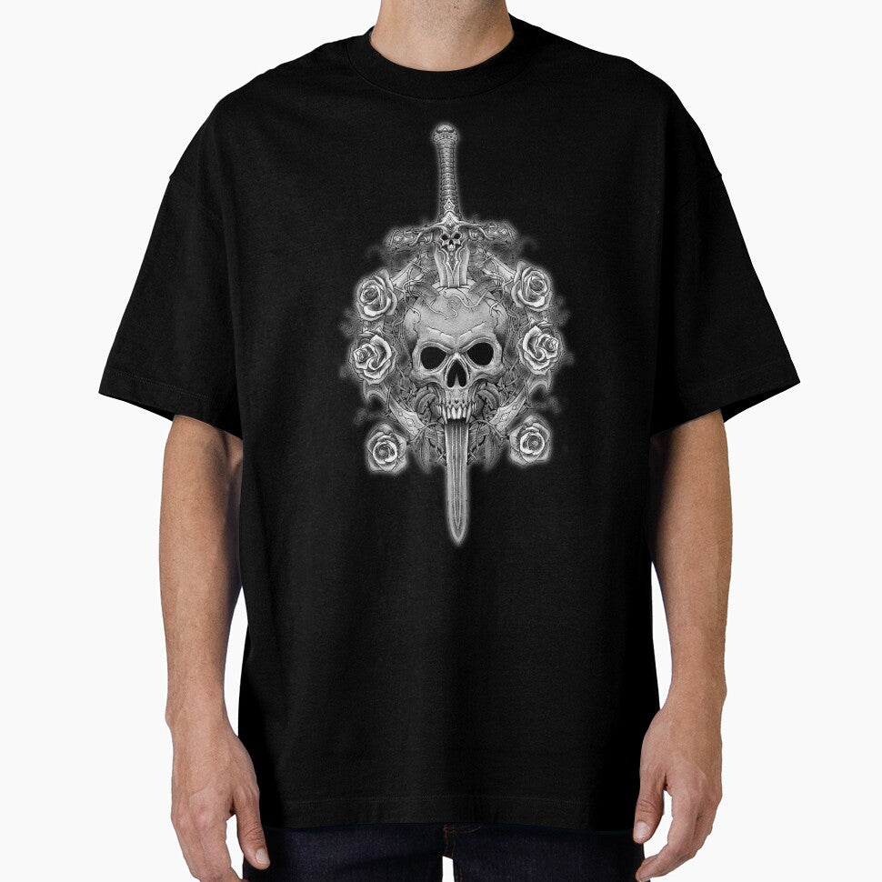 skull and sword by Szilk T-Shirts, Hoodie, Sweatshirt | BlankRebels.com (Image 1)