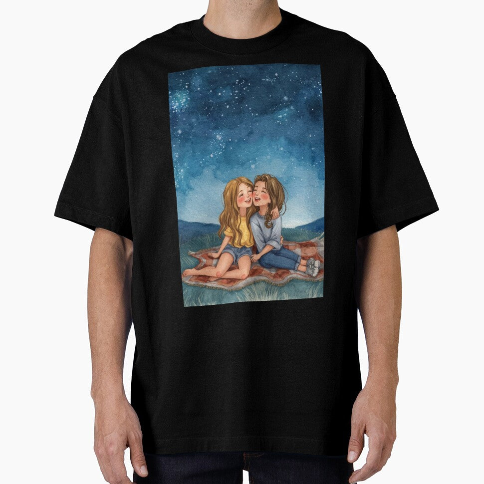 Best friends starry nights by Anisha  Vaz T-Shirts, Hoodie, Sweatshirt | BlankRebels.com (Image 1)