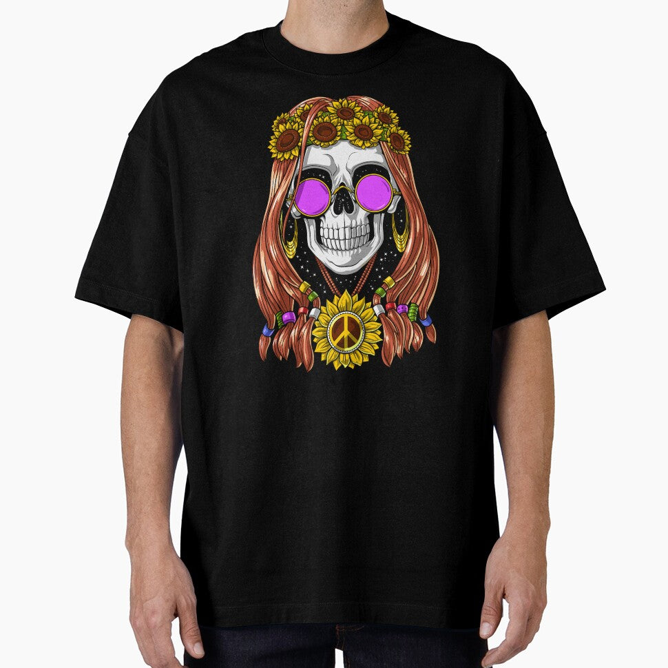 Hippie Skull by underheaven T-Shirts, Hoodie, Sweatshirt | BlankRebels.com (Image 1)