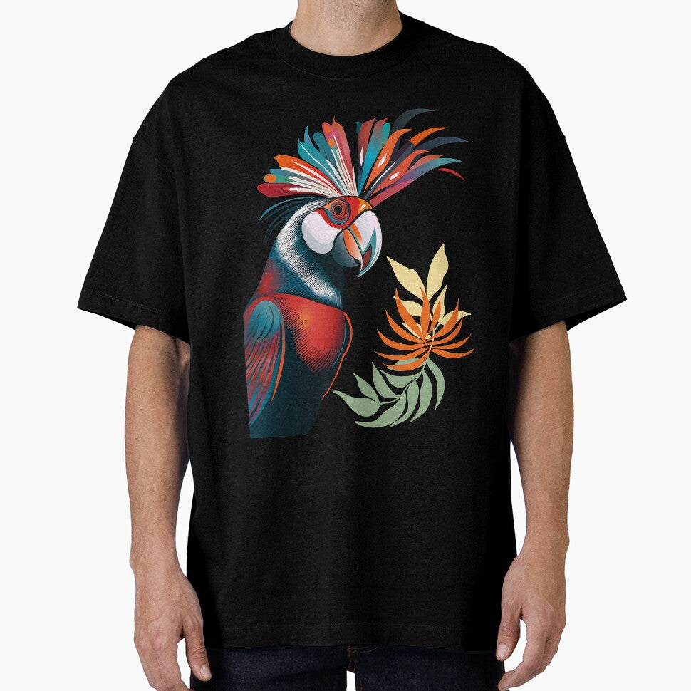 Abstract Crested Parrot by PAPEFOLIA
