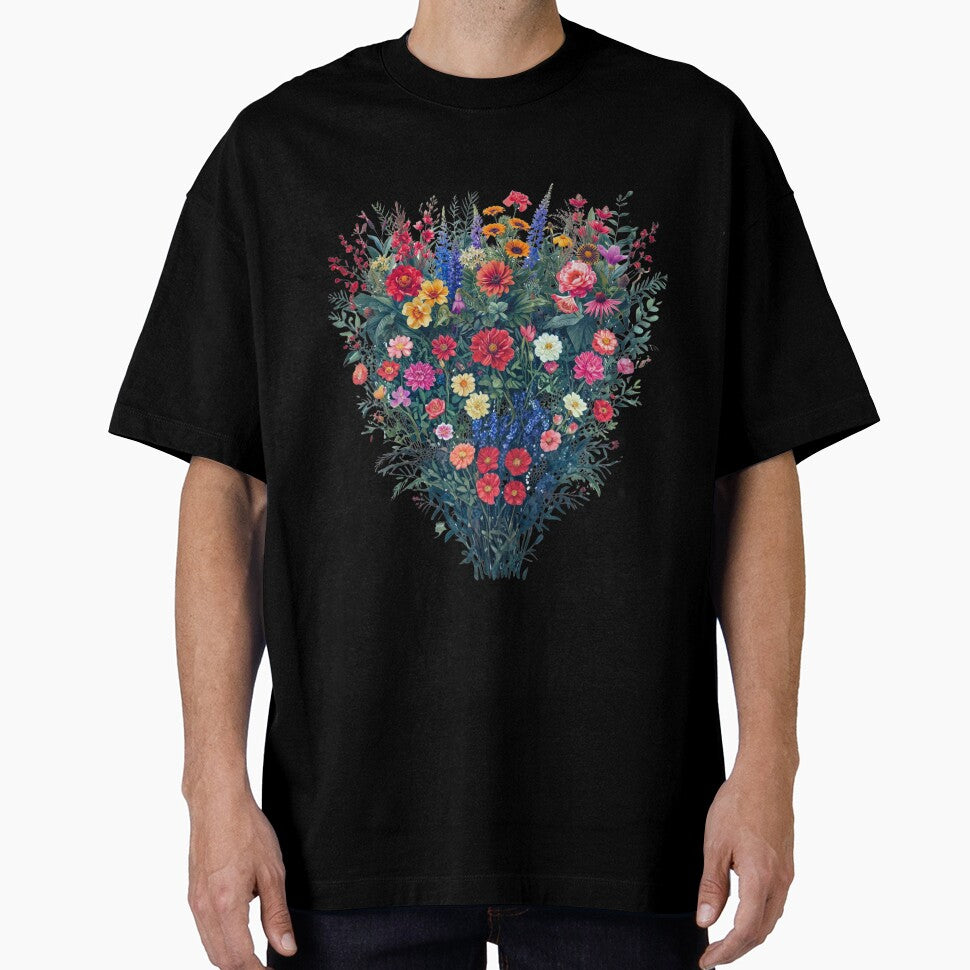 Floral Boutique – Elegant Botanical Flower Design by Chippychips1 T-Shirts, Hoodie, Sweatshirt | BlankRebels.com (Image 1)