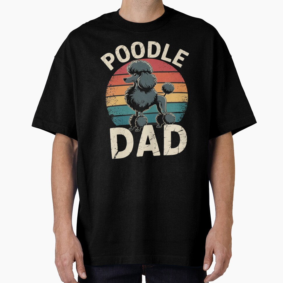Poodle Dad - Vintage Father's Day Dog Breeder Pet Owne by InspiredFoul T-Shirts, Hoodie, Sweatshirt (Image 1)