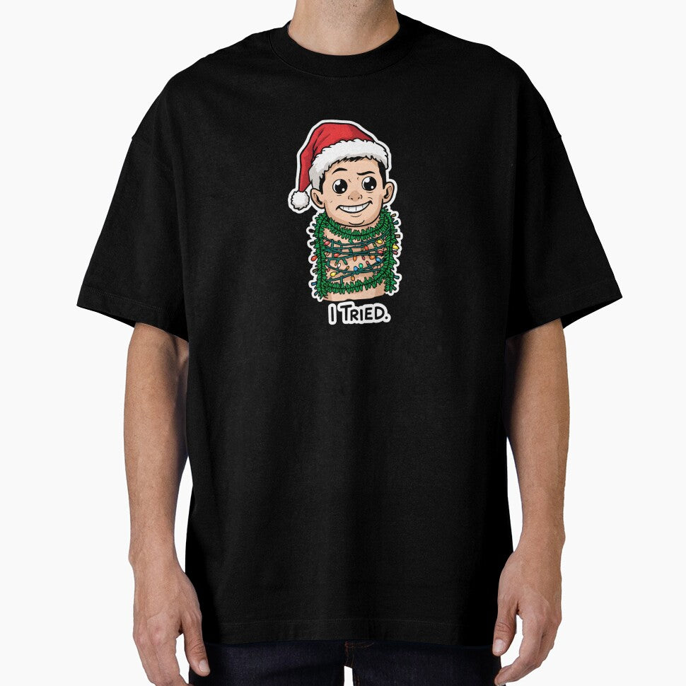 I Tried to Be Festive – Funny Christmas Meme Design by gavinroyal