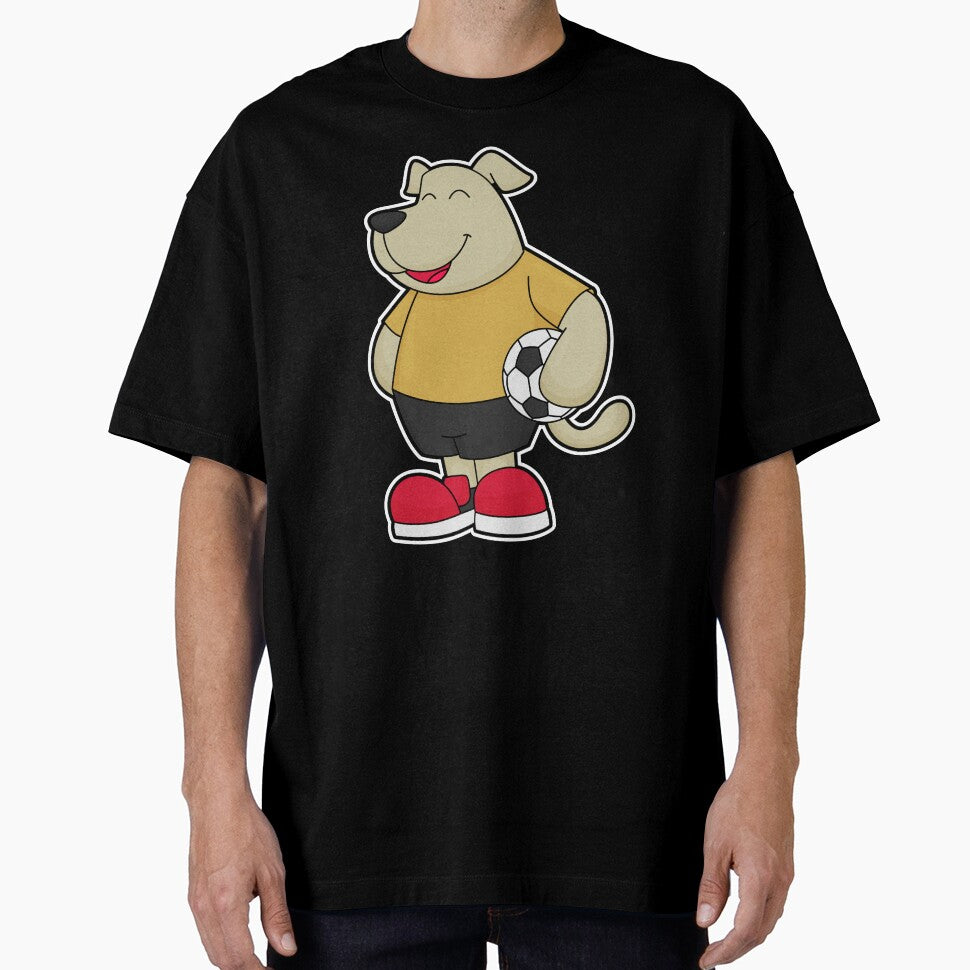 Dog as Soccer player with Soccer ball by Snabdesign84