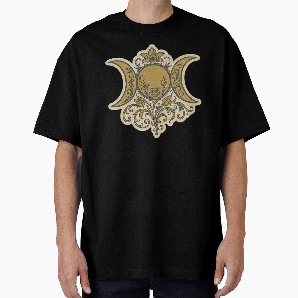 Art Nouveau Triple Goddess Wiccan Moon Phase Design by PinUpPizzazz T-Shirts, Hoodie, Sweatshirt | BlankRebels.com (Image 1)