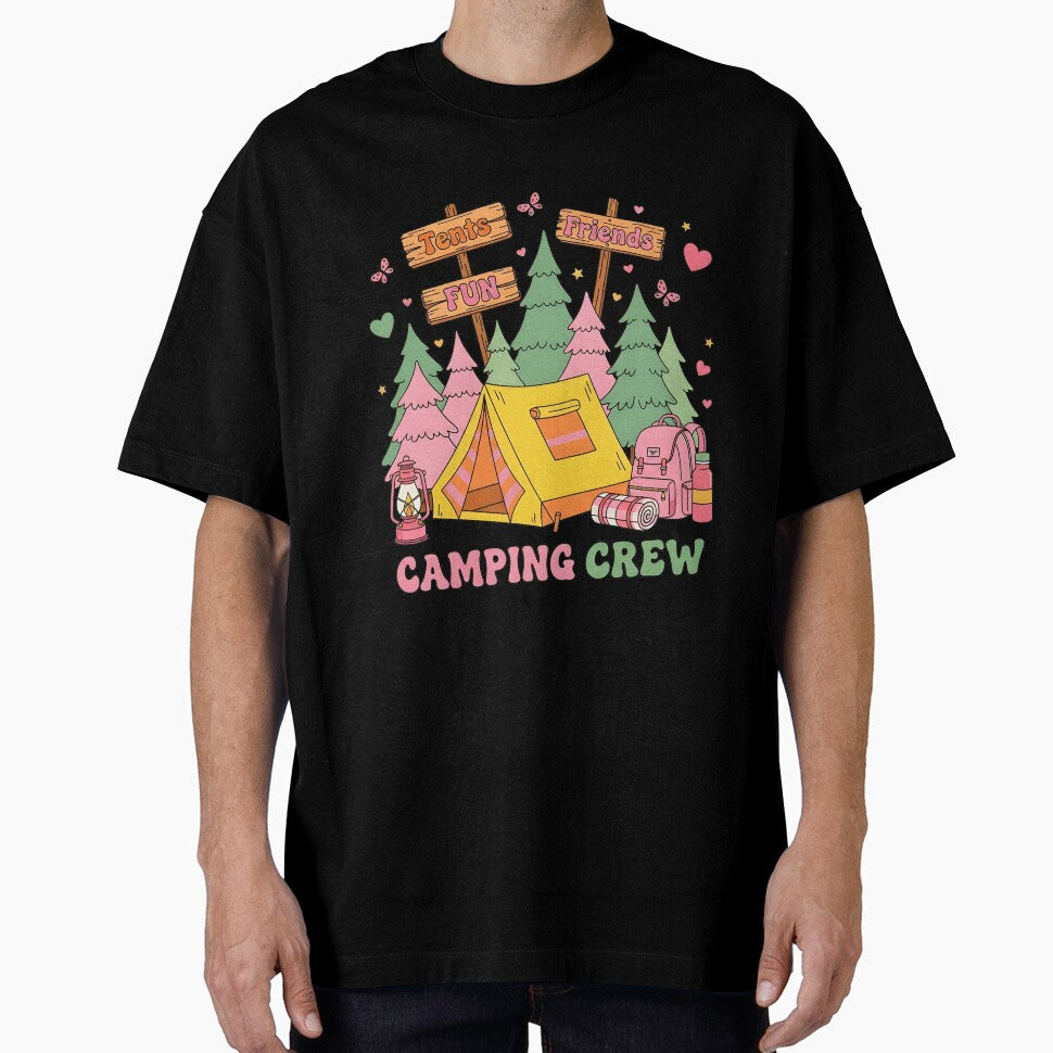 Tents Fun Friends Camping Crew Outdoors Adventure by KroghDs T-Shirts, Hoodie, Sweatshirt | BlankRebels.com (Image 1)