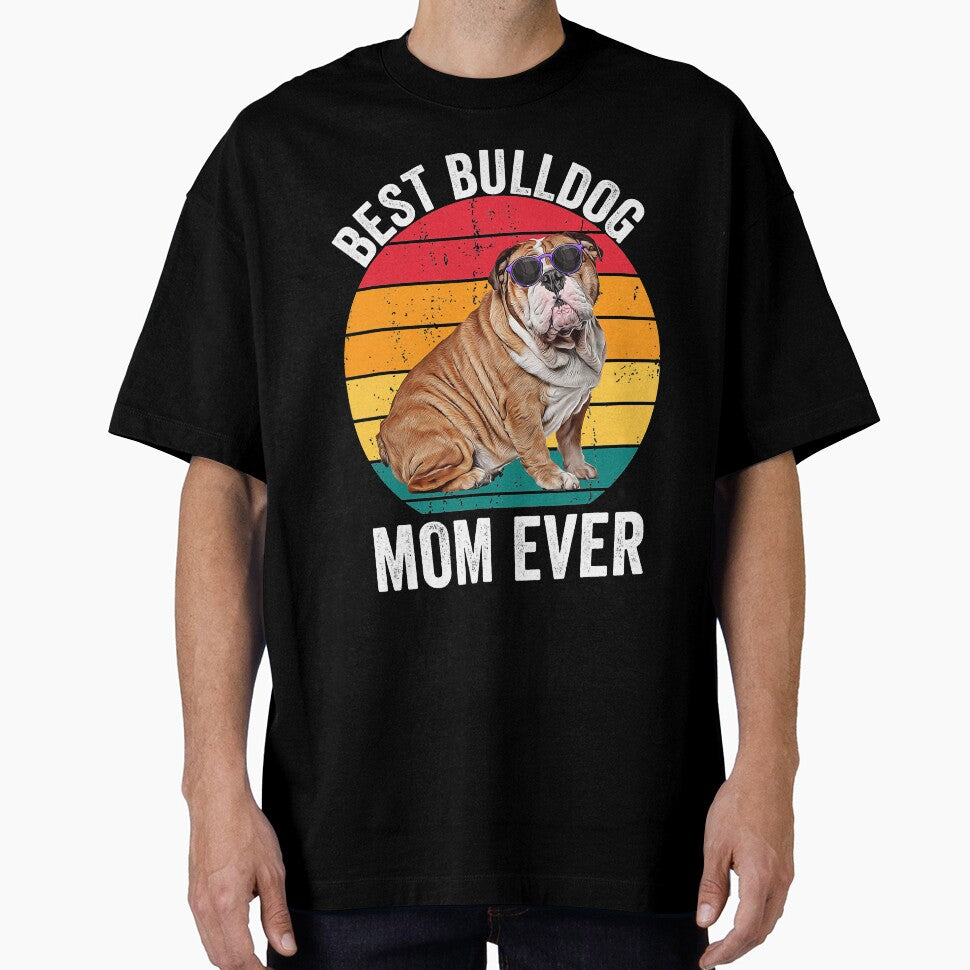 English Bulldog Mom Mama Vintage English Bulldog Lover Owner by KevinGardner1 T-Shirts, Hoodie, Sweatshirt (Image 1)