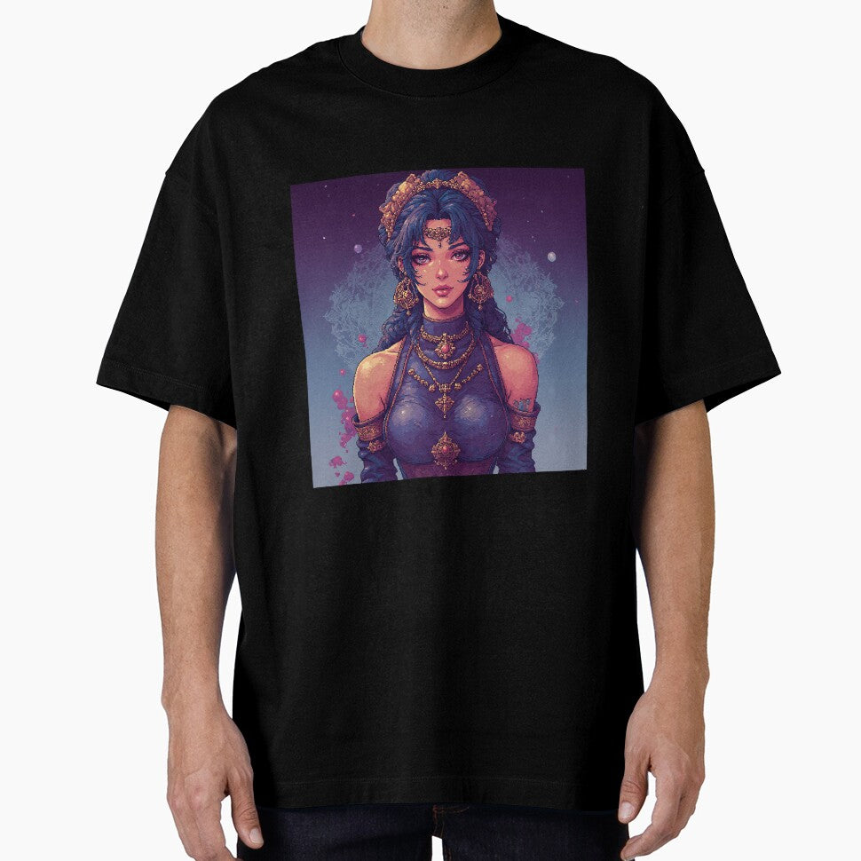 Retro Art for Beautiful Night Woman by jimcaza T-Shirts, Hoodie, Sweatshirt | BlankRebels.com (Image 1)