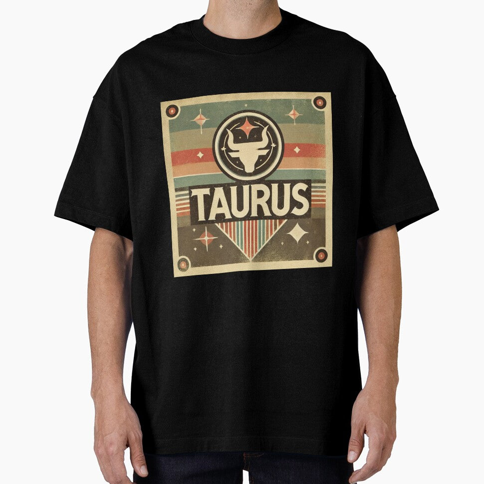 Taurus Retro Star Sign by Sototos® ⭐⭐⭐⭐⭐ T-Shirts, Hoodie, Sweatshirt | BlankRebels.com (Image 1)