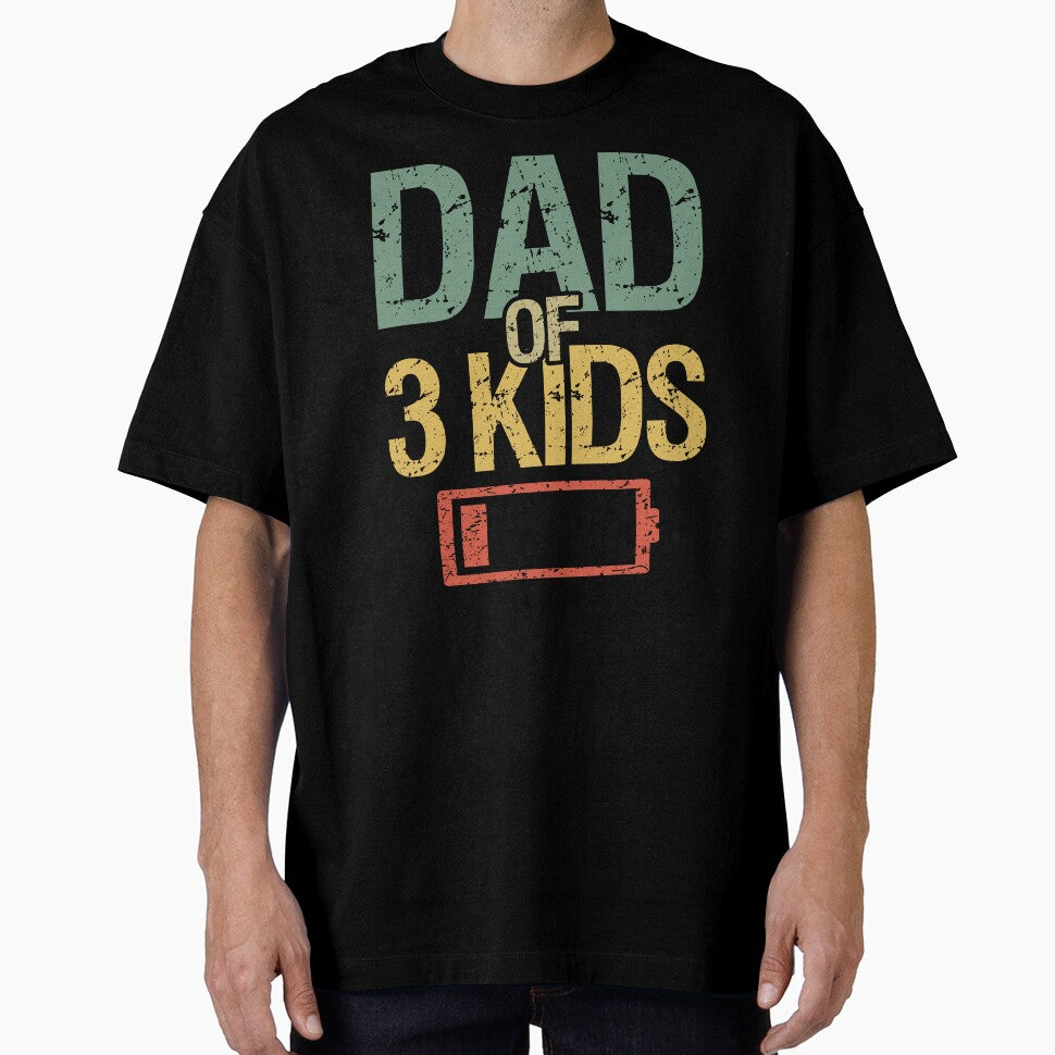 Tired Dad Of 3 Kids I by Lemon Pepper T-Shirts, Hoodie, Sweatshirt | BlankRebels.com (Image 1)