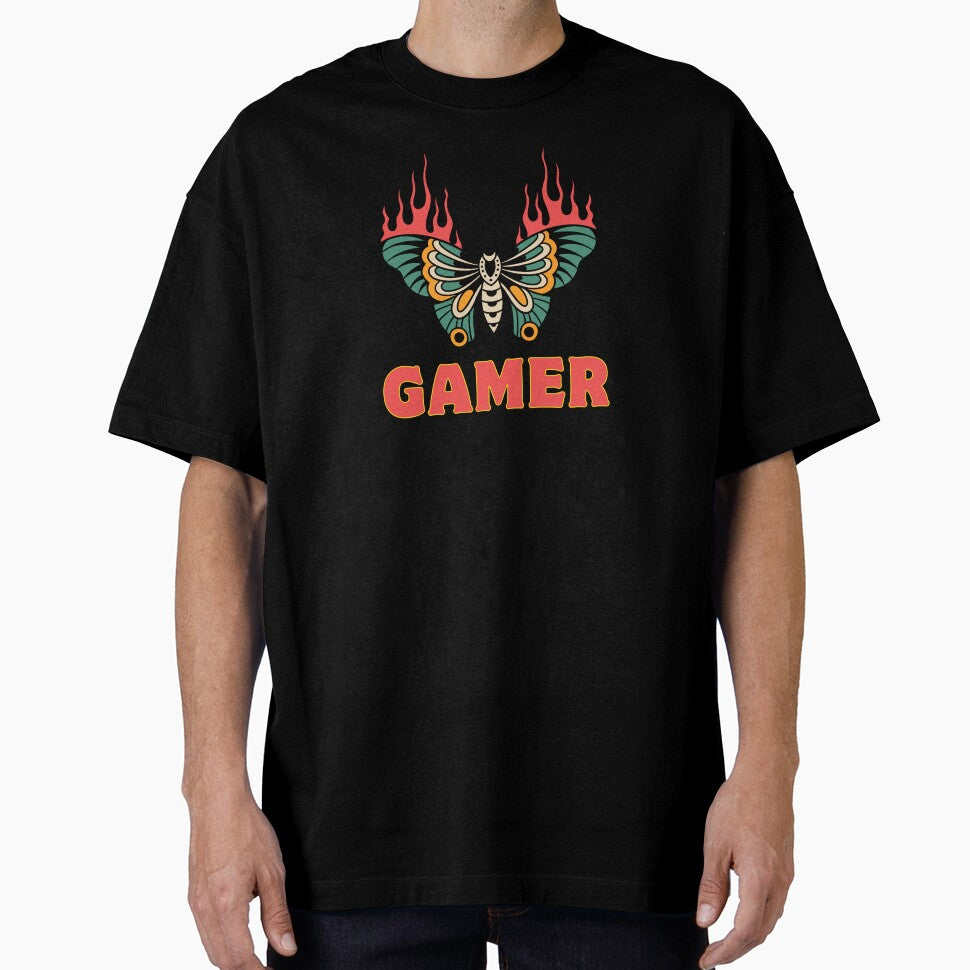 Butterfly Gamer – Cute Gaming Aesthetic by Rasheedaholik T-Shirts, Hoodie, Sweatshirt | BlankRebels.com (Image 1)
