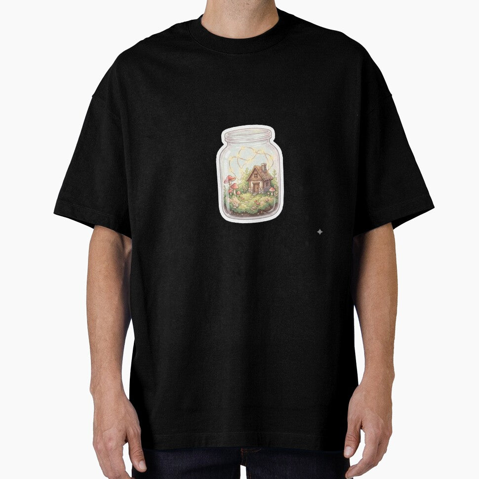 Cottagecore Jar Terrarium by Designspot2020 T-Shirts, Hoodie, Sweatshirt | BlankRebels.com (Image 1)