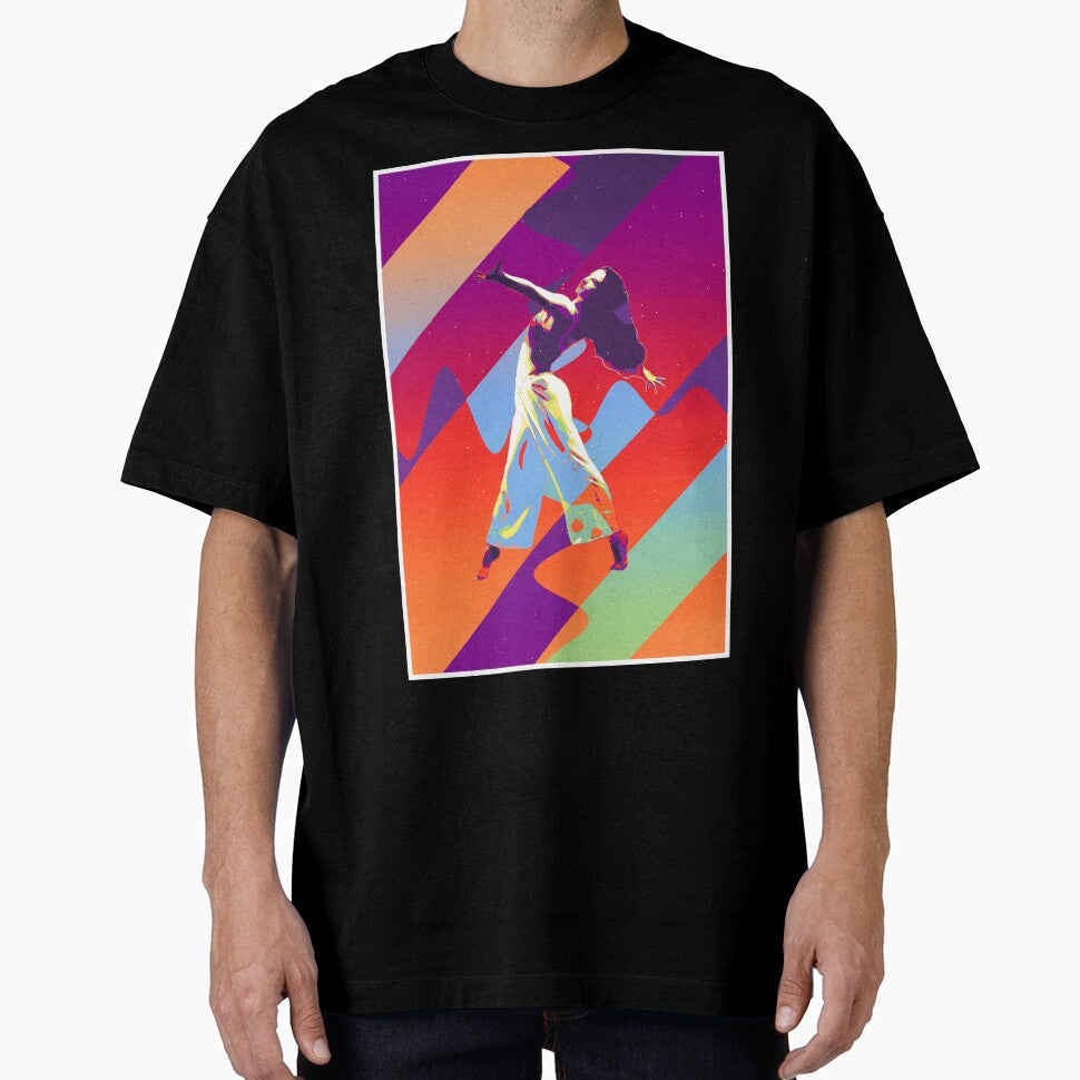 Contemporary dancer  with open arms - stylish vibrant modern art by MintGubbins T-Shirts, Hoodie, Sweatshirt (Image 1)
