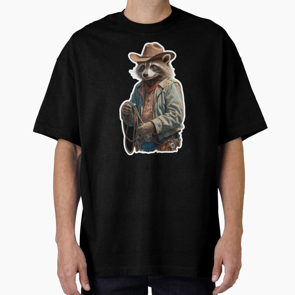 Country Western Cowboy Raccoon Trash Panda by Redgiant87x T-Shirts, Hoodie, Sweatshirt | BlankRebels.com (Image 1)