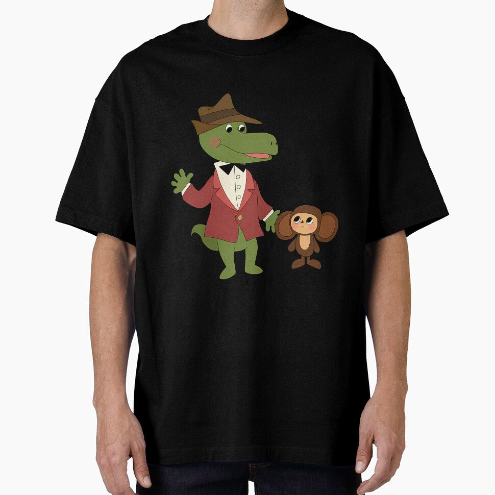 Gena And Cheburashka by NoeWalt T-Shirts, Hoodie, Sweatshirt | BlankRebels.com (Image 1)