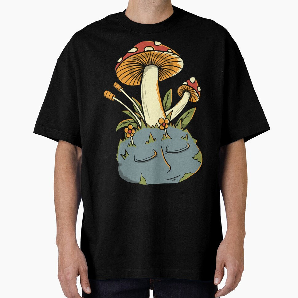 Magic mushrooms earth slepps by RemyArijah99 T-Shirts, Hoodie, Sweatshirt | BlankRebels.com (Image 1)