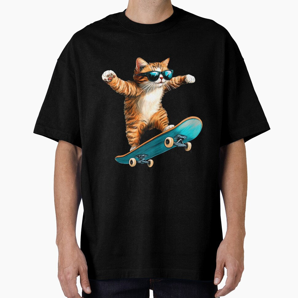 Cat Skater by Soulskier T-Shirts, Hoodie, Sweatshirt | BlankRebels.com (Image 1)