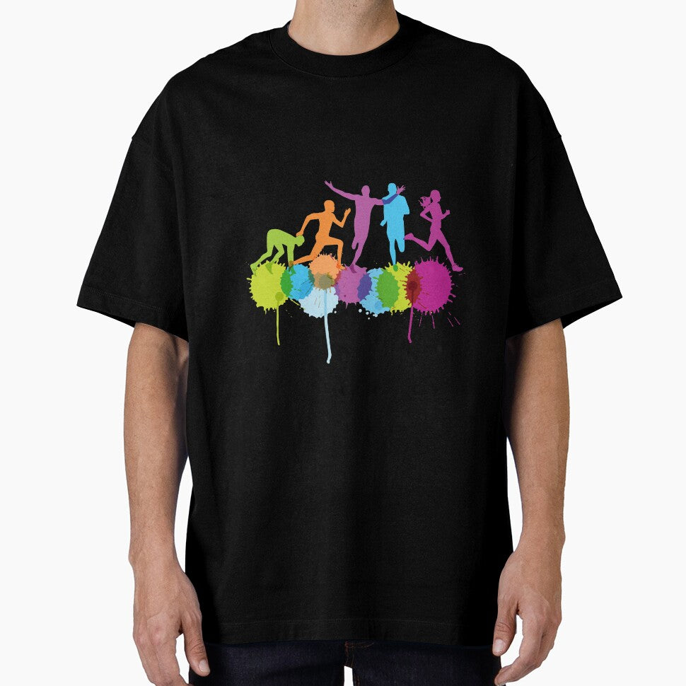 Running Color Splash Art by RoslynArt T-Shirts, Hoodie, Sweatshirt | BlankRebels.com (Image 1)