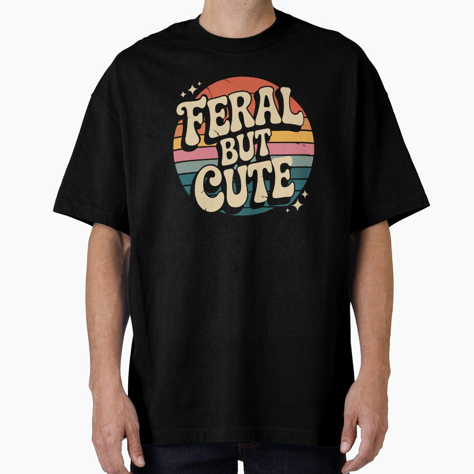 Feral But Cute by CraftyBloom T-Shirts, Hoodie, Sweatshirt | BlankRebels.com (Image 1)