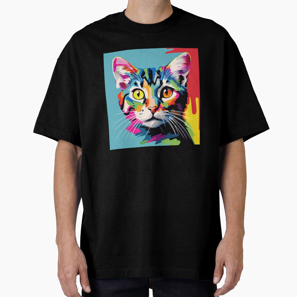 Cute Cat Pop Art by NatureStyle555 T-Shirts, Hoodie, Sweatshirt | BlankRebels.com (Image 1)