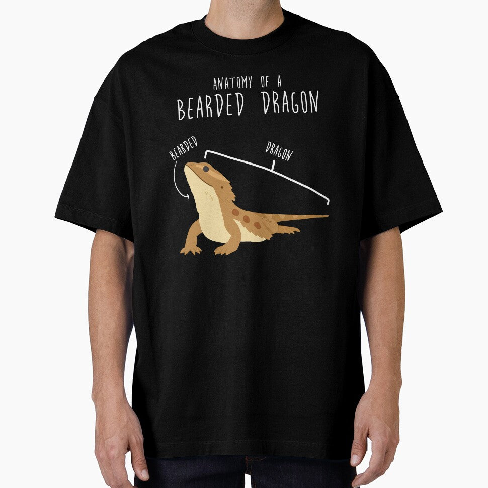 Bearded Dragon Lizard Reptile Anatomy by Clara Hollins T-Shirts, Hoodie, Sweatshirt | BlankRebels.com (Image 1)