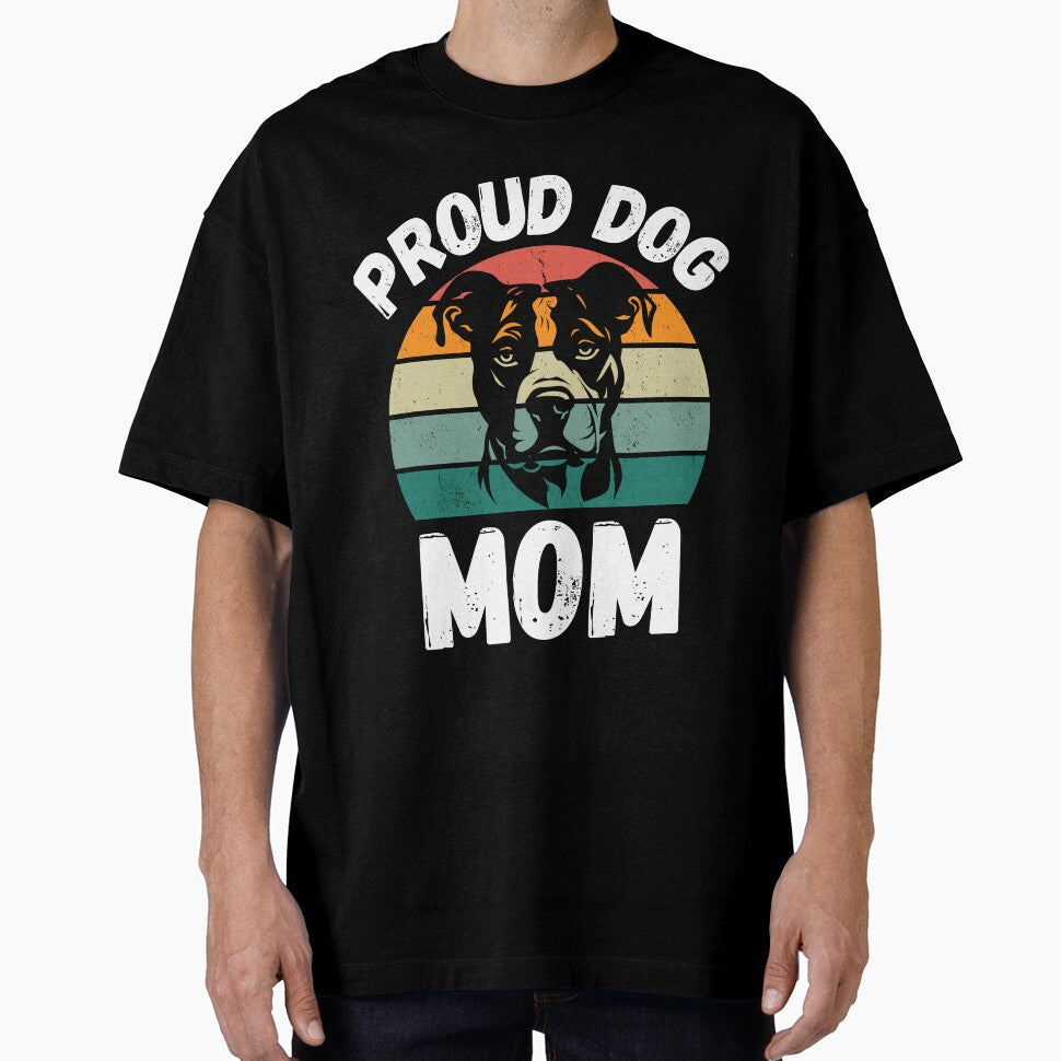 Proud Dog Mom, Vintage Style by RiffRaffGraffix T-Shirts, Hoodie, Sweatshirt | BlankRebels.com (Image 1)