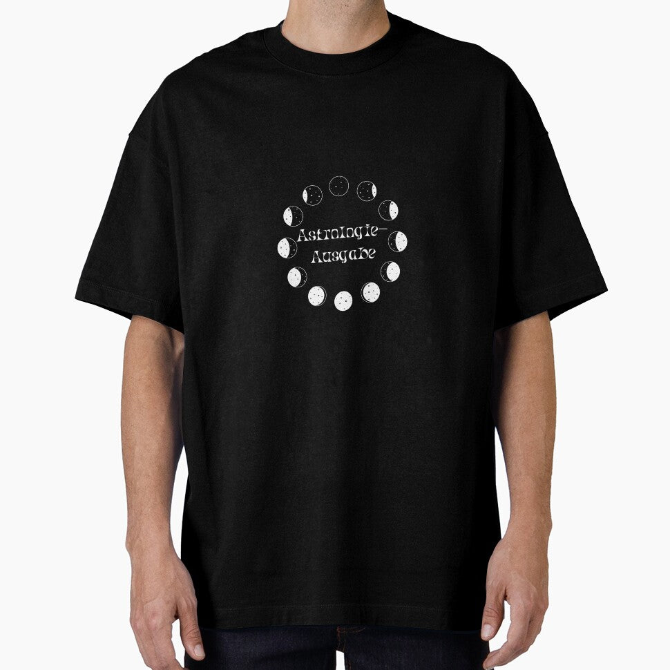 Astrologie Ausgabe | Moon Phase Illustration | Black Background by RM-Journey T-Shirts, Hoodie, Sweatshirt (Image 1)