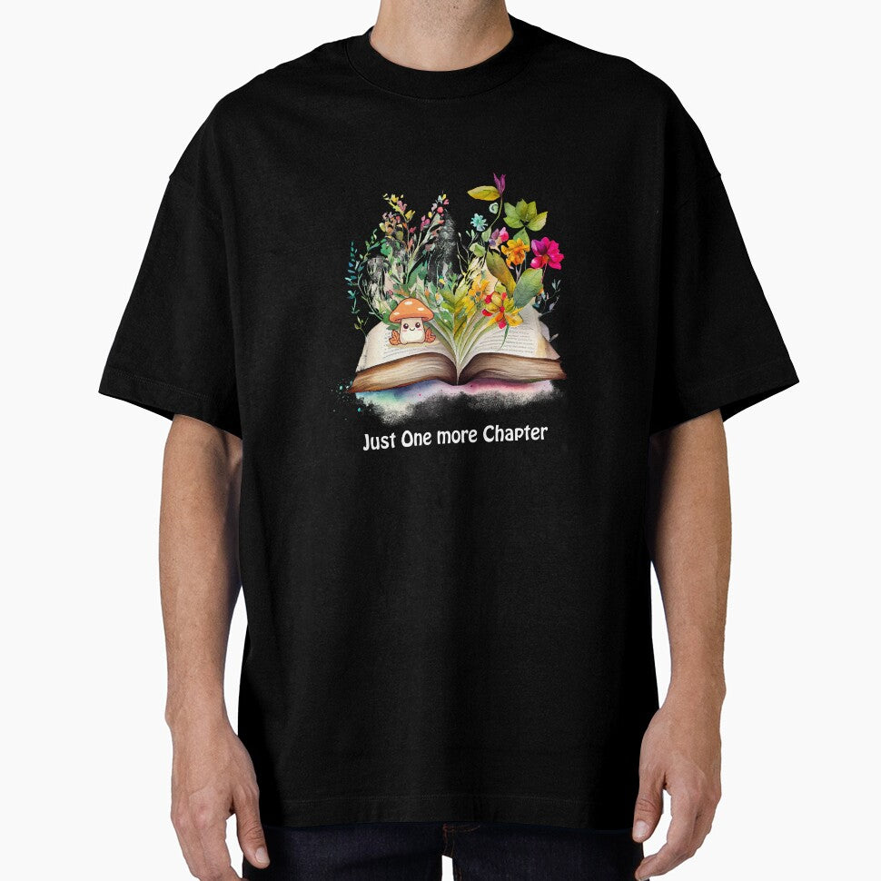 Copy of Book lovers Open book | Blossoming Pages: Aesthetic Book and Flower T-Shirt gift idea by lemamis... (Image 1)