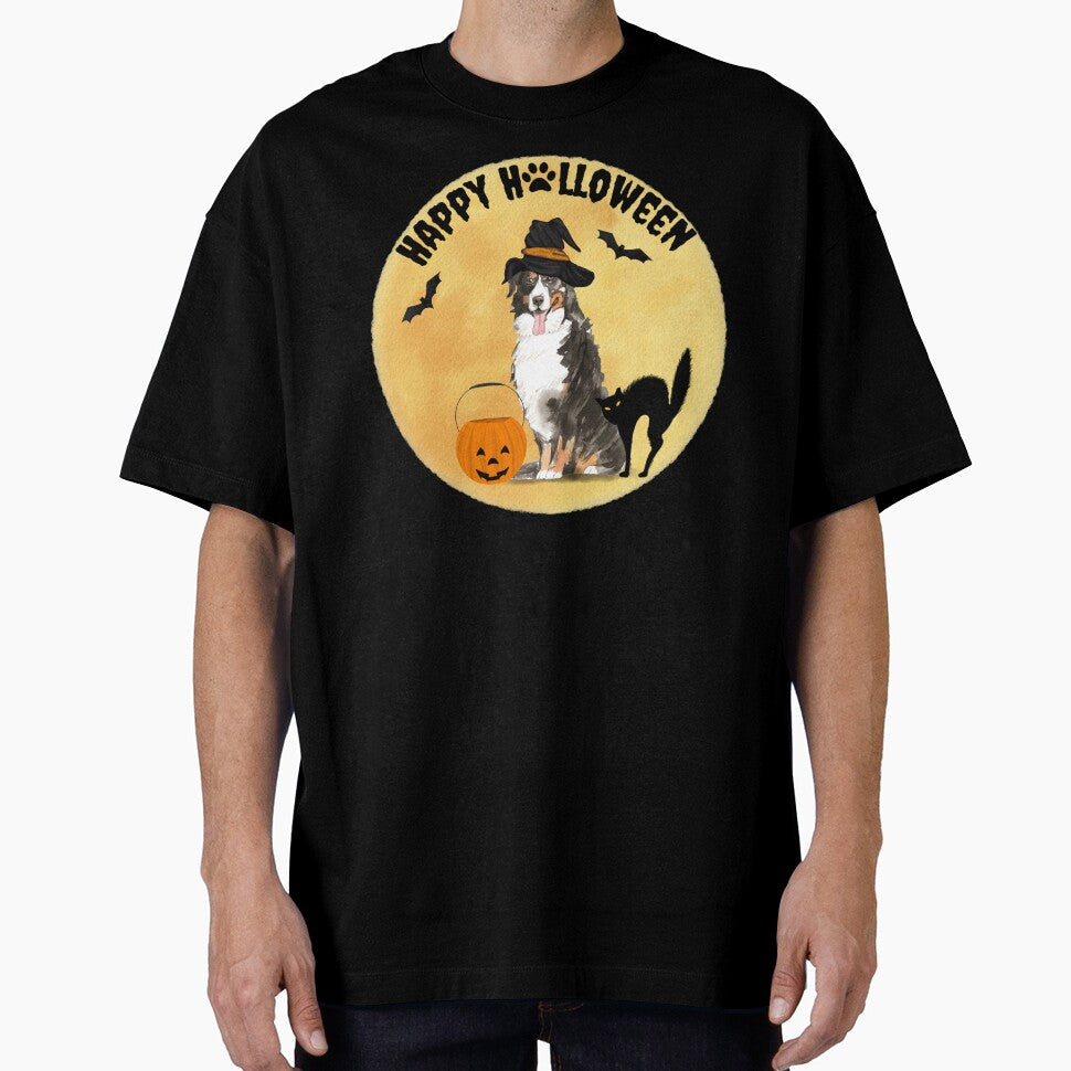Happy Bernese Mountain Dog Halloween by beastieboutique T-Shirts, Hoodie, Sweatshirt | BlankRebels.com (Image 1)