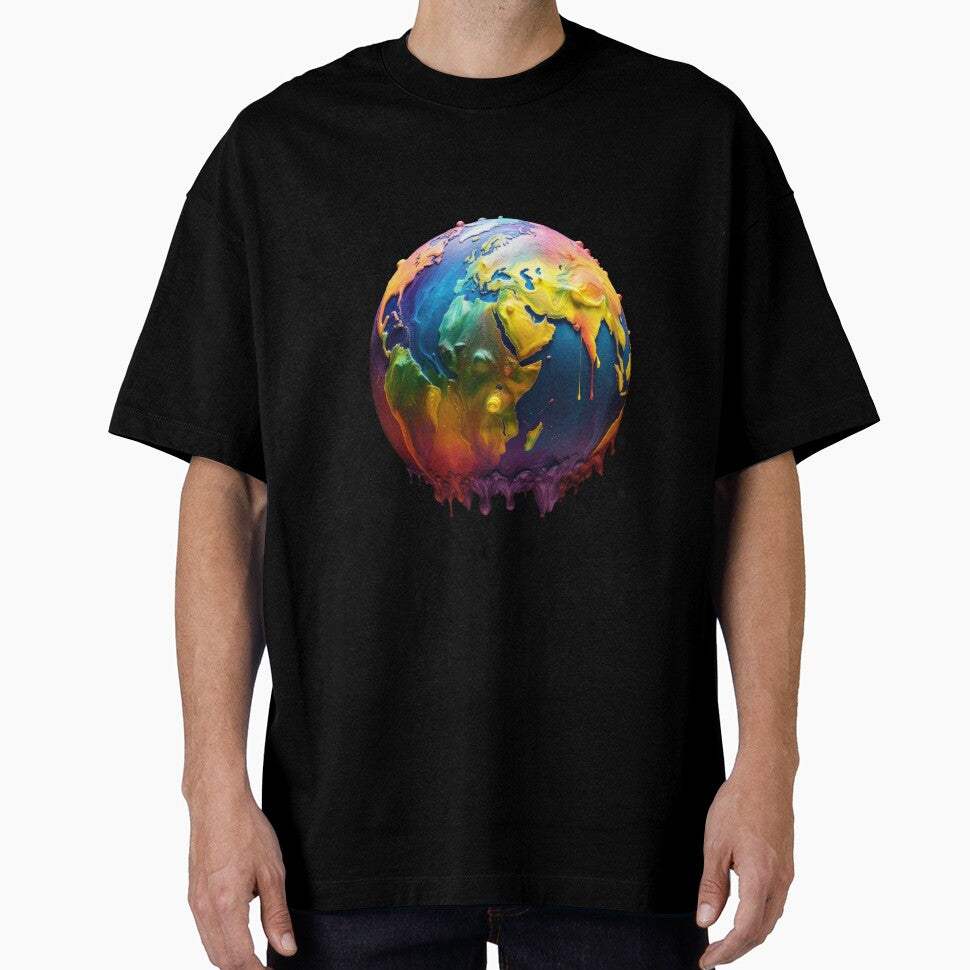 EARTH COLORFUL PAINT by Ebuch007 T-Shirts, Hoodie, Sweatshirt | BlankRebels.com (Image 1)
