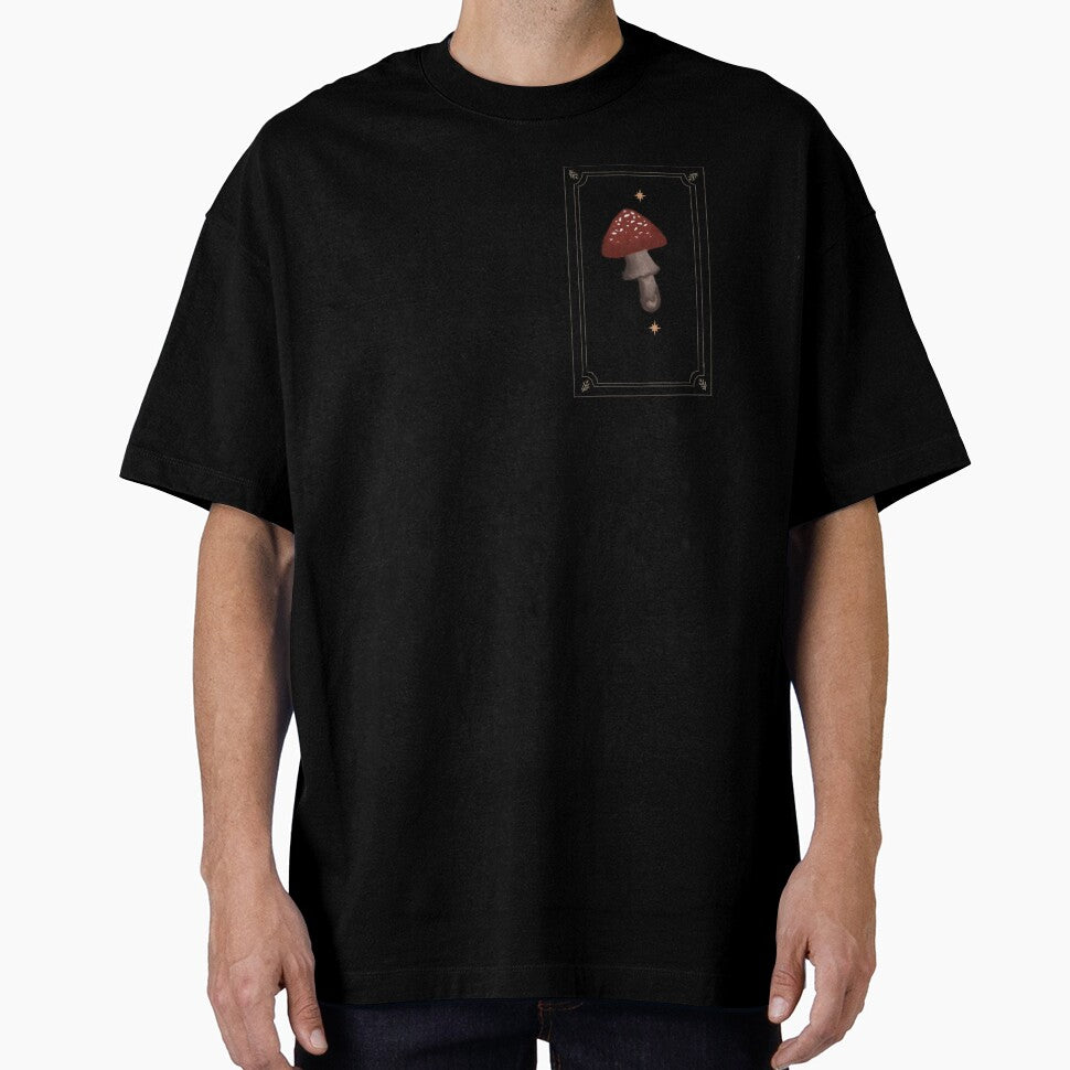 Red Mushroom Design:Dark Academia by hannahm413 T-Shirts, Hoodie, Sweatshirt | BlankRebels.com (Image 1)