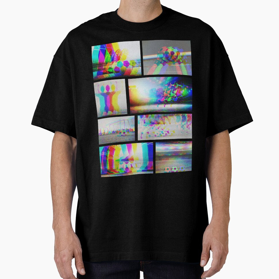 Soccer Field Photo - Ultimate Hypebeast Trippy Split Design For Any Coach, Leader Or Soccer Player by Vibbin4Life33