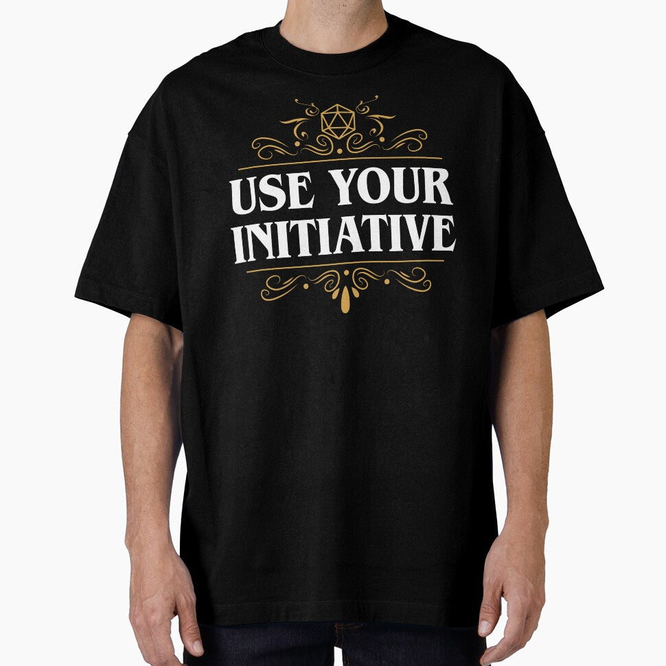 Use Your Initiative D20 Dice Funny by pixeptional T-Shirts, Hoodie, Sweatshirt | BlankRebels.com (Image 1)
