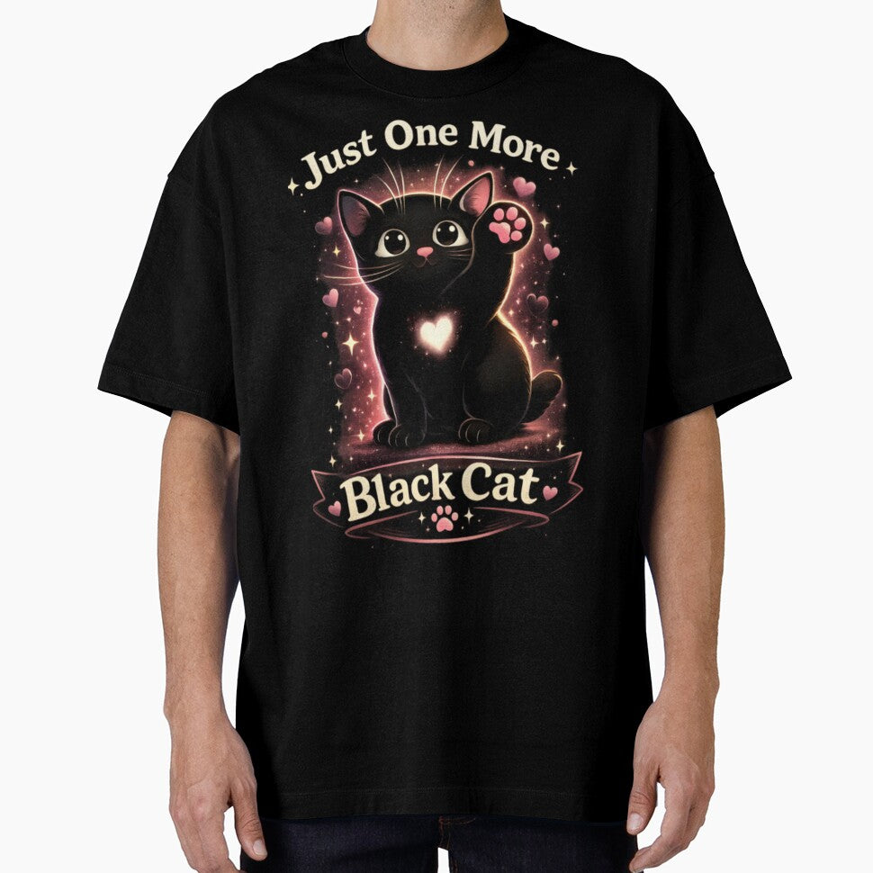 Just One More Black Cat – Cute Kawaii Black Cat Lover Design by CatLovers Studio