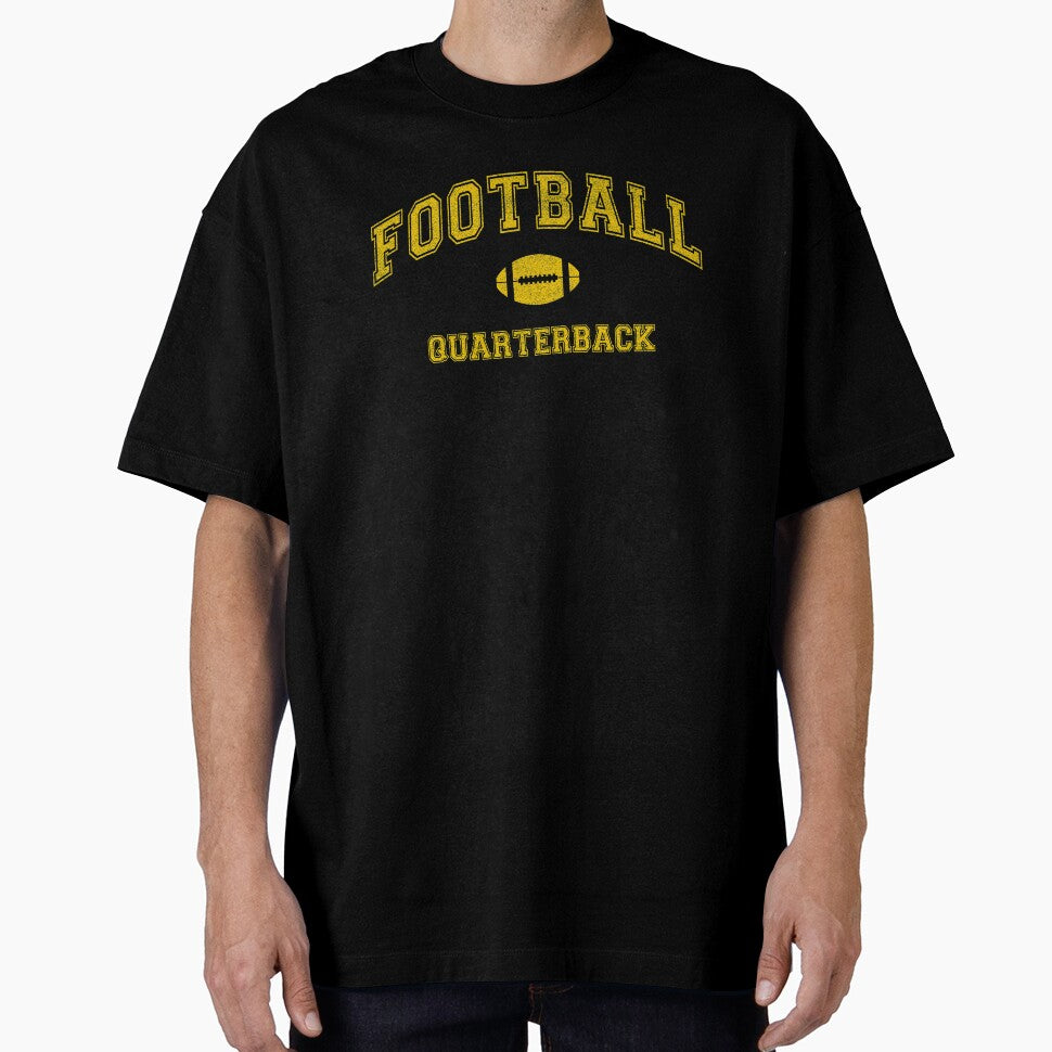 Vintage Football Team, Quarterback, distressed Classic College Style by webdango T-Shirts, Hoodie, Sweatshirt (Image 1)