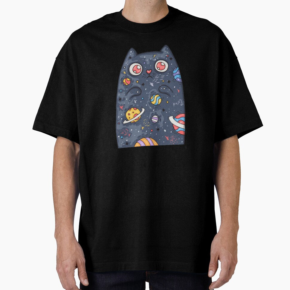 space cat by zaher97 T-Shirts, Hoodie, Sweatshirt | BlankRebels.com (Image 1)