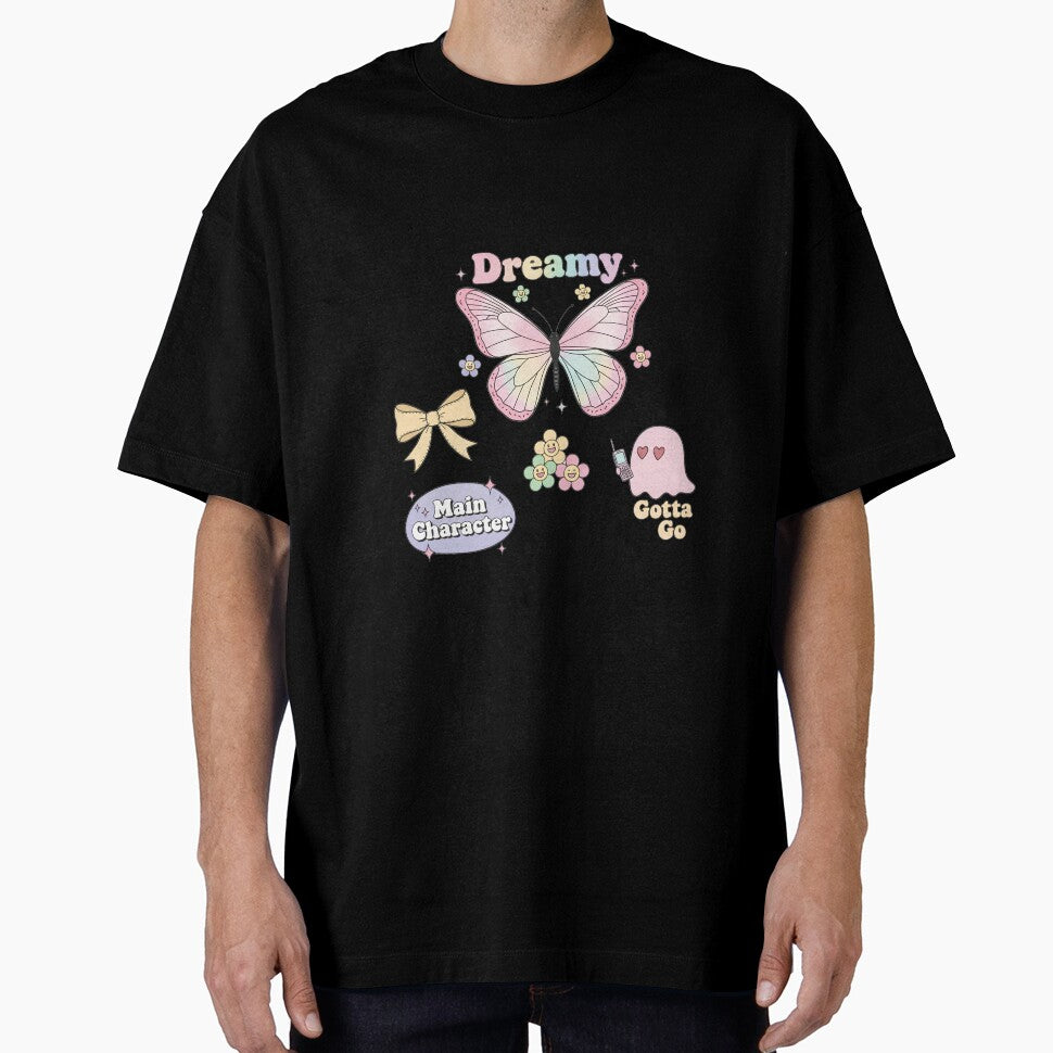 Dreamy Y2K Butterfly Pattern Sticker by cozy corner co. T-Shirts, Hoodie, Sweatshirt | BlankRebels.com (Image 1)