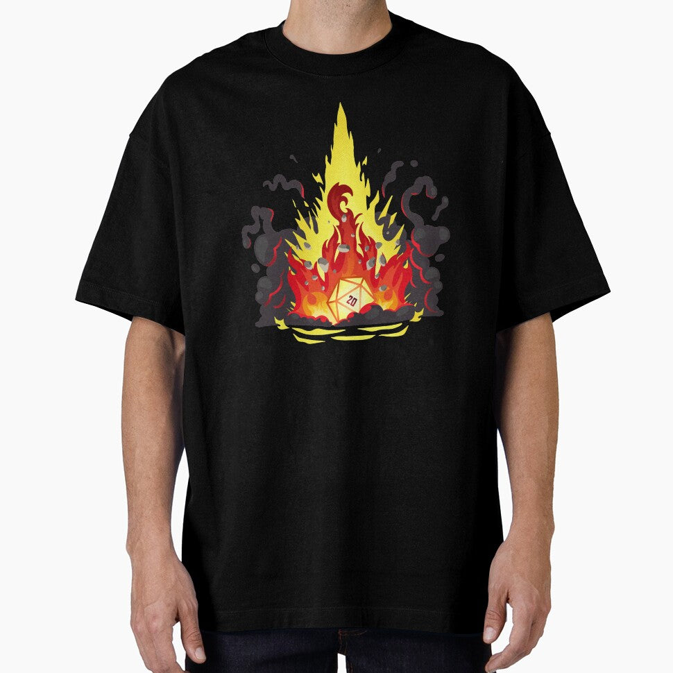 Critical Hit - Fire by Milmino T-Shirts, Hoodie, Sweatshirt | BlankRebels.com (Image 1)