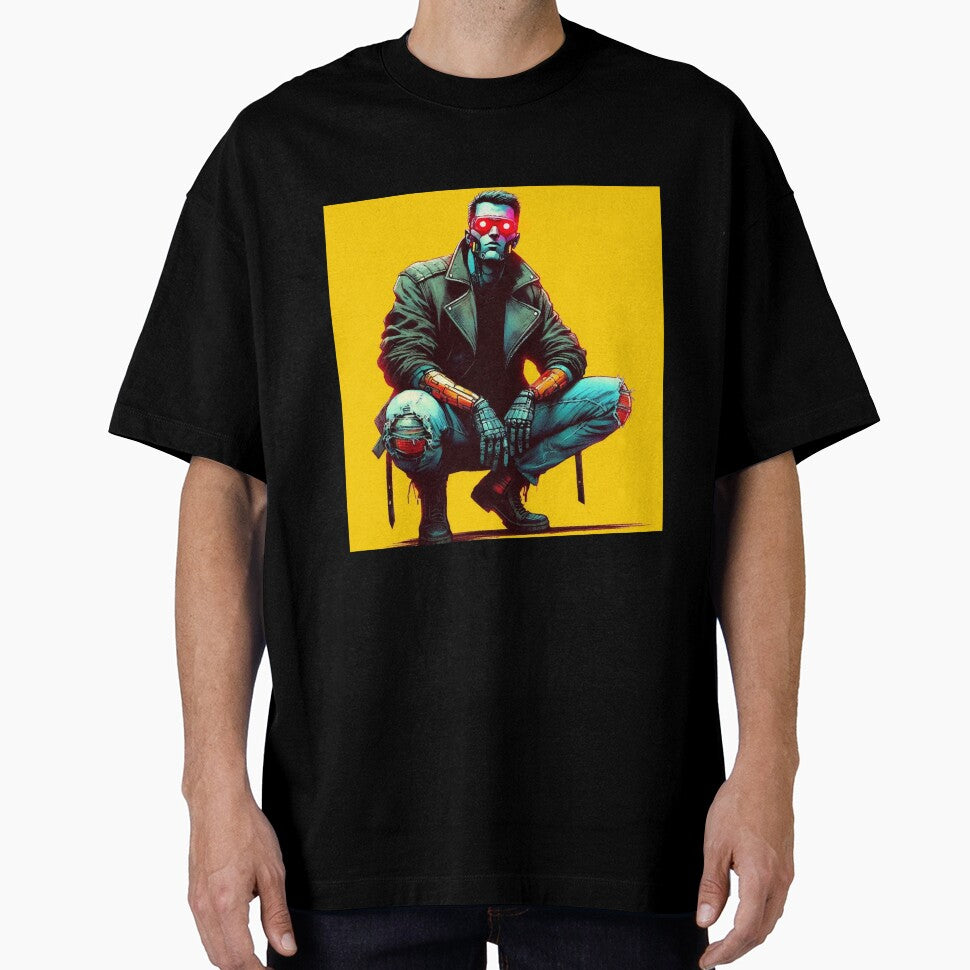 Cyberpunk Neon Street Gangster by RESToRAPTOR T-Shirts, Hoodie, Sweatshirt | BlankRebels.com (Image 1)