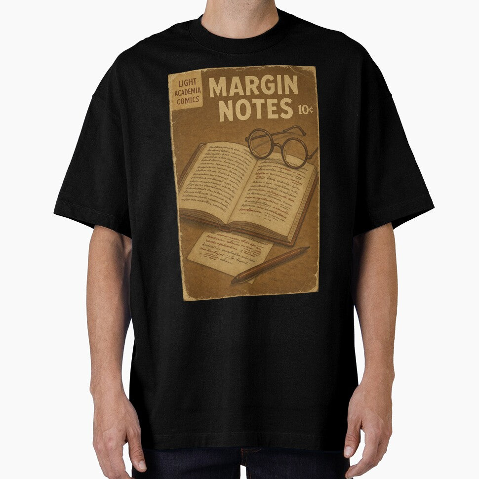 Scholarly Light Academia: Margin Notes by bapupa T-Shirts, Hoodie, Sweatshirt | BlankRebels.com (Image 1)