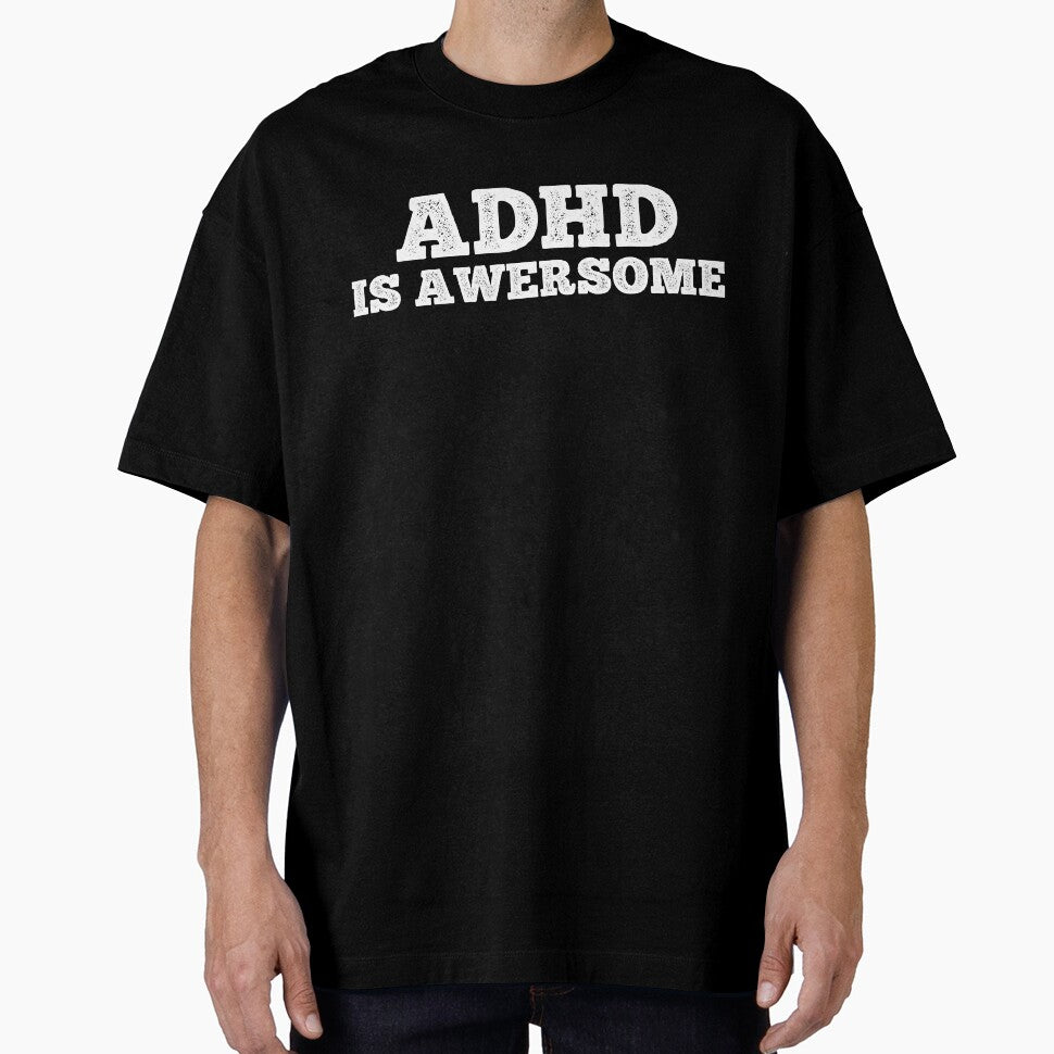 Adhd is awersome, attention deficit hyperactivity disorder, adhd, adhd awarness, adhd mom, funny squirrel gifts... (Image 1)