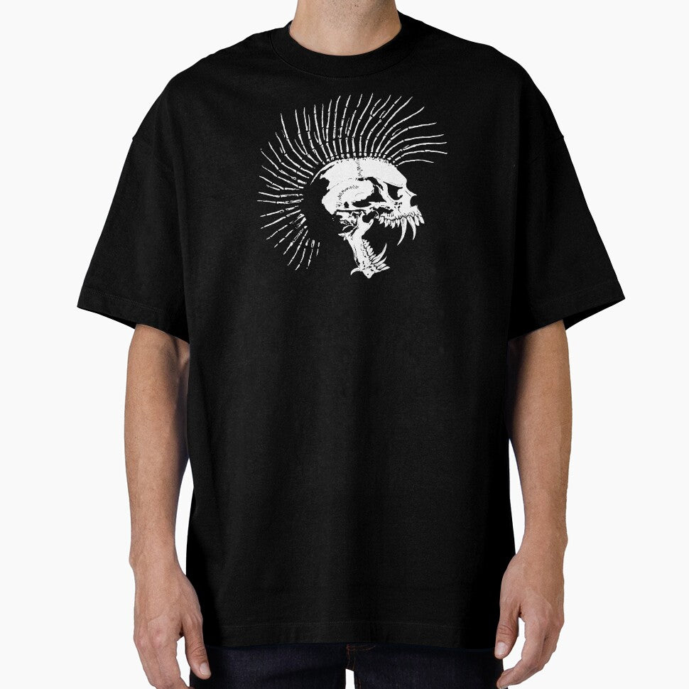 Mohawk Skull by RawSunArt T-Shirts, Hoodie, Sweatshirt | BlankRebels.com (Image 1)