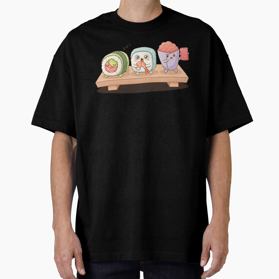 Funny Sleepwalking Sushi – Japanese Foodie Humor Design by Alexis Art Collection T-Shirts, Hoodie, Sweatshirt (Image 1)