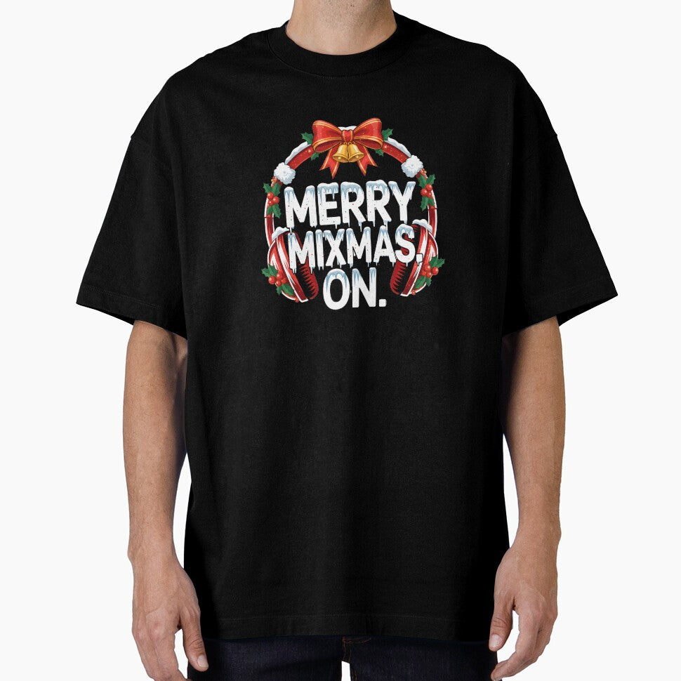 Merry Mixmas DJ Christmas Design by SoulenCify T-Shirts, Hoodie, Sweatshirt | BlankRebels.com (Image 1)