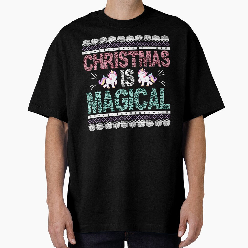 Christmas - Christmas Is Magical by UnknownArtistt T-Shirts, Hoodie, Sweatshirt | BlankRebels.com (Image 1)