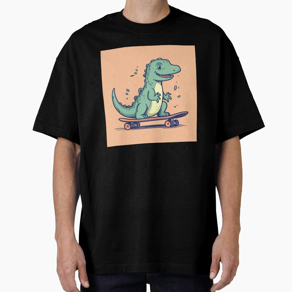 Skating Dinosaur by TheHellSong T-Shirts, Hoodie, Sweatshirt | BlankRebels.com (Image 1)