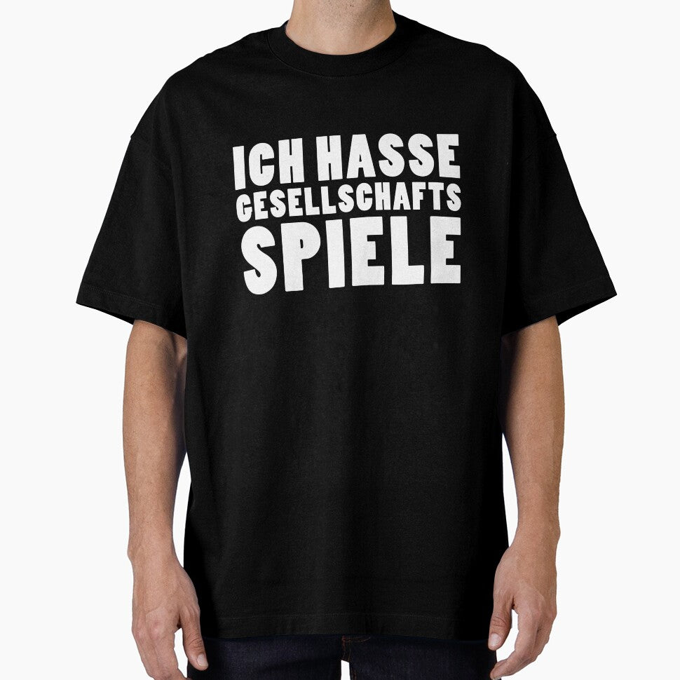 I HATE BOARD GAMES Funny German Saying by Carl's Clothing T-Shirts, Hoodie, Sweatshirt | BlankRebels.com (Image 1)
