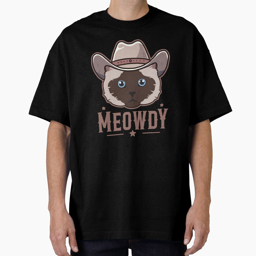 Birman Cat Meowdy by Clara Hollins T-Shirts, Hoodie, Sweatshirt | BlankRebels.com (Image 1)